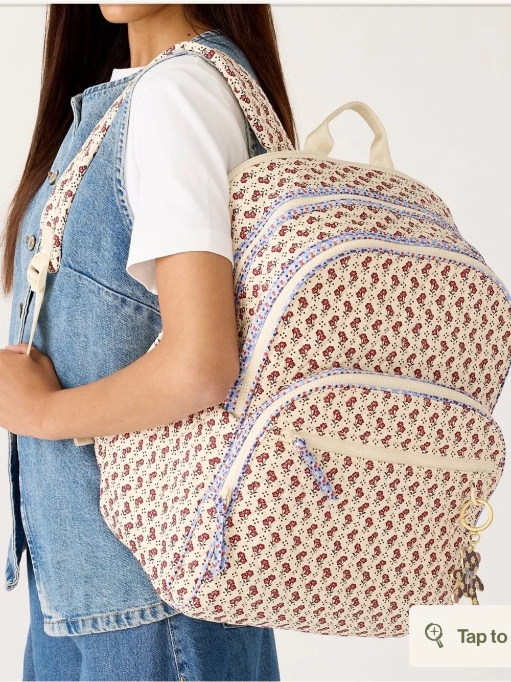 🌸Large Bancroft Backpack Rachel Ditsy in Premium Cotton🌸
